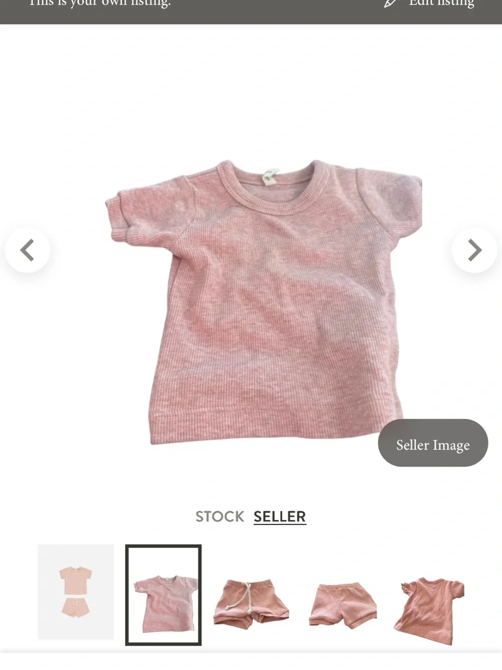 Baby girl Pink Short Sleeve lounge set